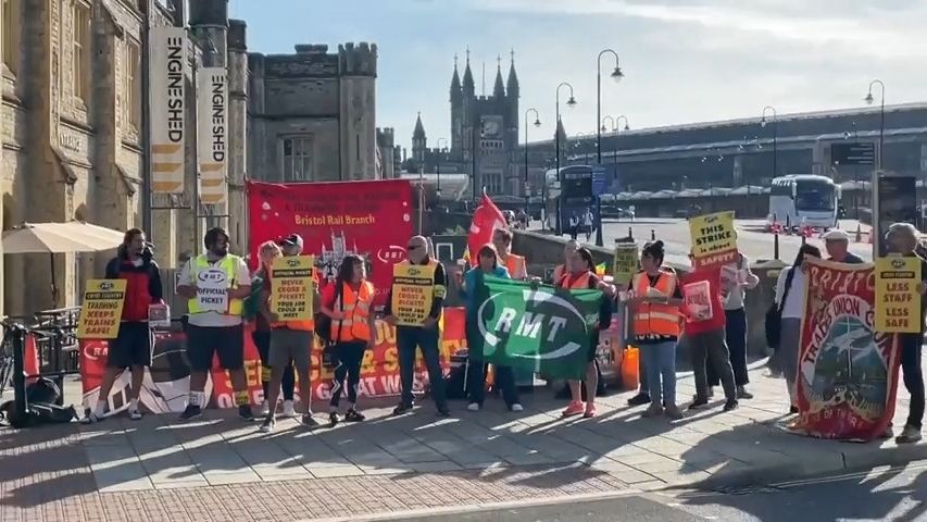 Video: V Británi začala největší stávka na železnici za posledních 30 let